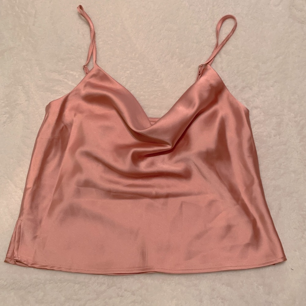 Blush Pink Cowl Neck Top💕